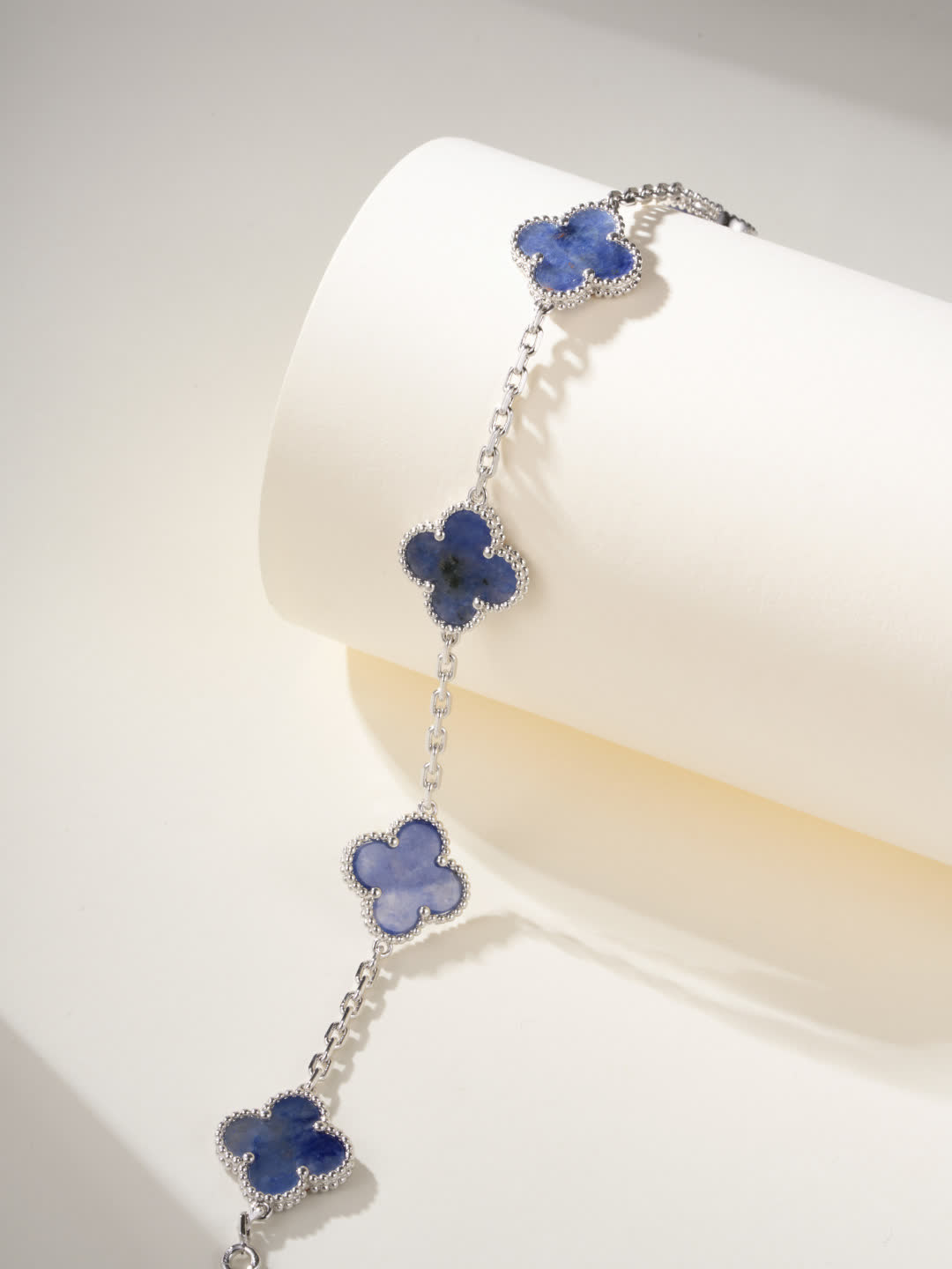 Van Cleef & Arpels Alhambra Blue Sapphire Bracelet